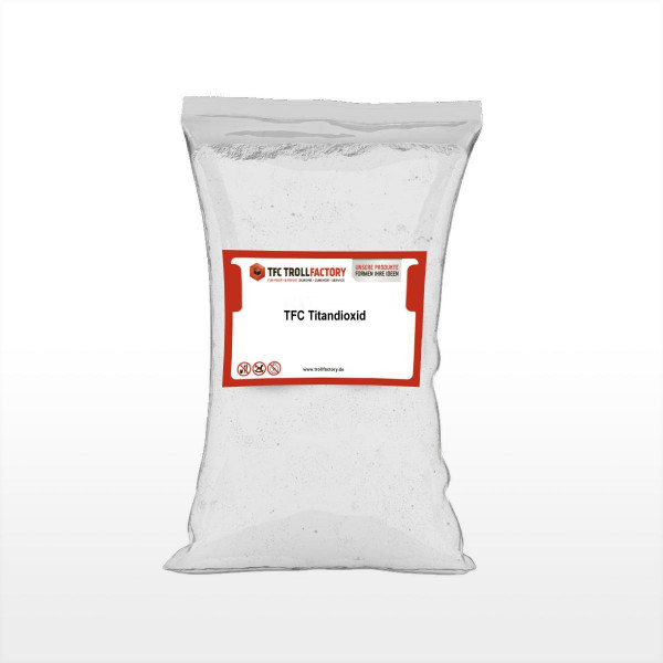 TFC Troll Factory Titandioxid Pulver für brilliantes Weiß - Größe: 2kg