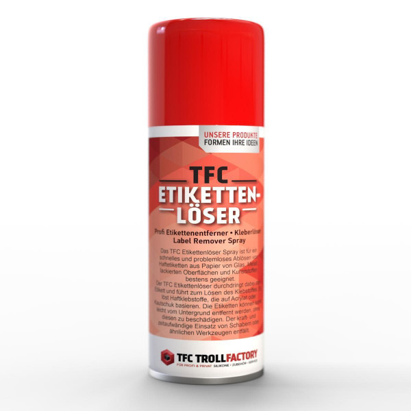 TFC Etikettenlöser Etikettenentferner Kleberlöser Label Remover Spray Menge 500ml